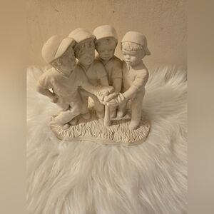 Heart warmers By CG Alarcon 1993 First Edition "The Best Team” Sculpture